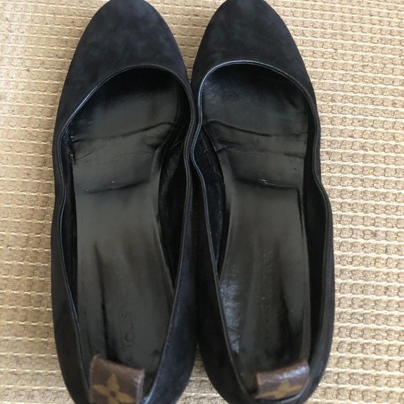 Louis Vuitton Uniformes Black Suede Revival Round - Picture 6 of 14